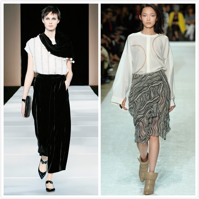 左:Emporio Armani
右:Chloé